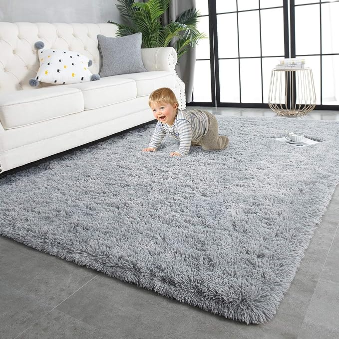 TWINNIS Super Soft Shaggy Rugs Fluffy Carpets, 9x11 Feet, Indoor Modern Plush by TWINNIS