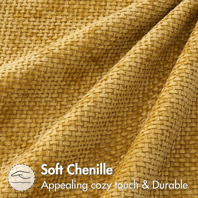MIULEE Pack of 2 Couch Throw Pillow Covers 16x16 Inch Neutral Gold Modern Boho - Image 6