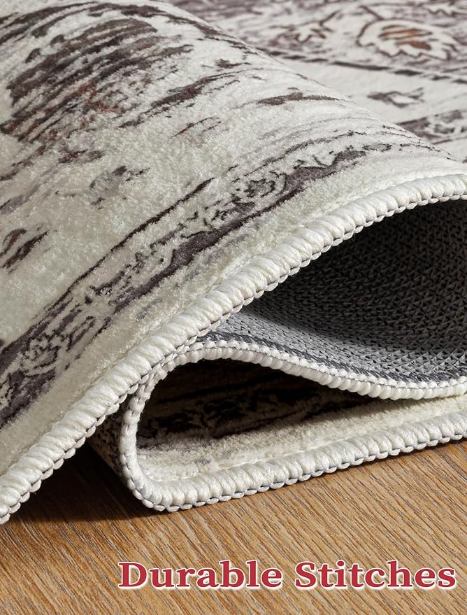 SERISSA 2x5 Washable Non Slip Boho Runner Rug - Image 7