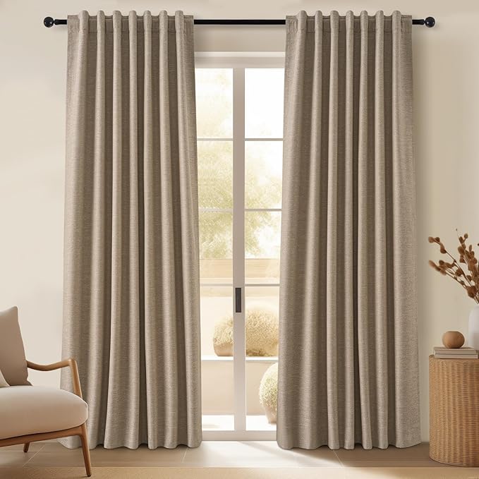 Topfinel Total Blackout Curtains 72 Inches Long 2 Panels by Topfinel