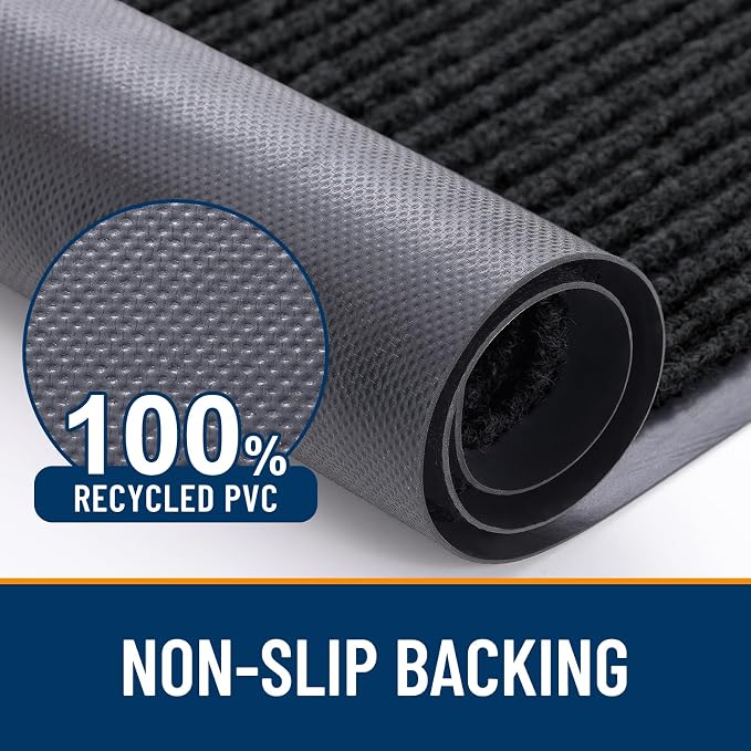 OLANLY Front Door Mat 59x20, Waterproof Heavy-Duty Indoor Outdoor Doormat | - Image 3
