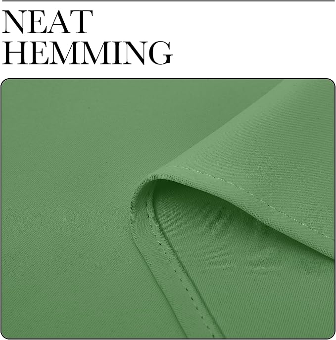 NICETOWN Froest Green Blackout Curtains 45 inches Length - Image 6