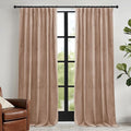RYB HOME Back Tab Velvet Curtains by RYBHOME