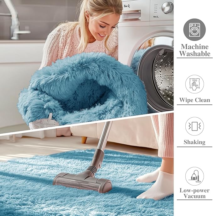 OLANLY 8x10 Machine Washable Large Area Rugs - Image 2