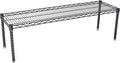 Omega Products Corporation 14" Deep x 42" Wide x 14" High Black Stationary Dunnage Rack