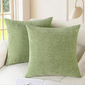 CaliTime Decorative Couch Throw Pillow Covers 22 X 22 Inches Sage Green | Pack by CaliTime