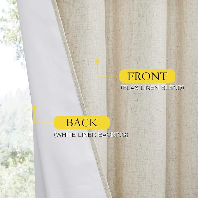 NICETOWN 100% Blackout Curtains 95 inches Length - Image 6