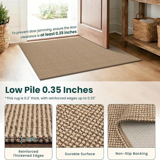 KOZYFLY Boho 2x20 Runners Rugs for Hallway, Extra Long Washable Runner Rug - Image 4