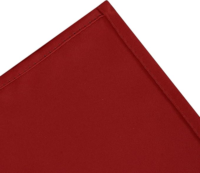 LEMOMO Red Blackout Curtains/52 x 45 Inch Length Kids Curtains/Set of 2 Panels - Image 7