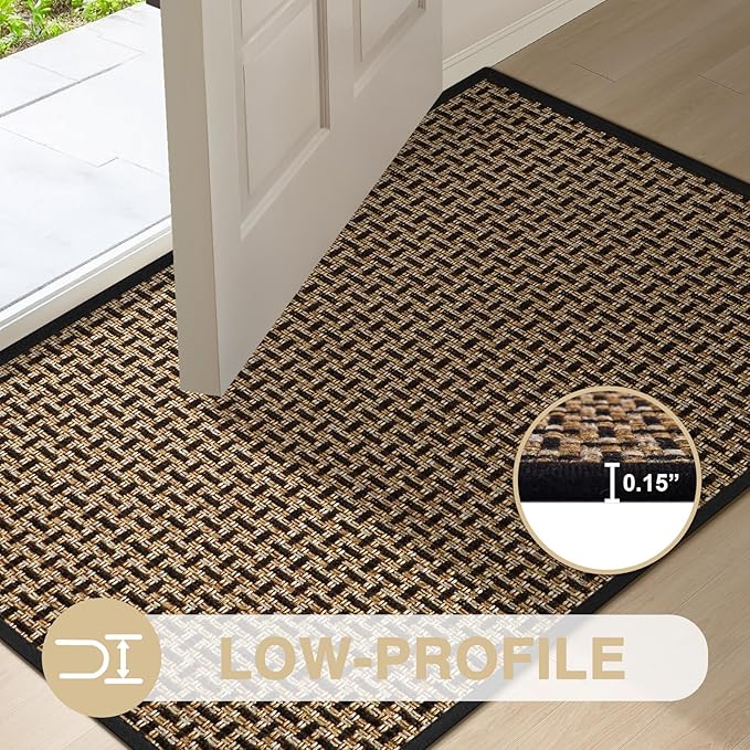 LEKEEPGO Door Mat Indoor Entrance 24"x47", Absorbent Indoor Door Mat Large - Image 4