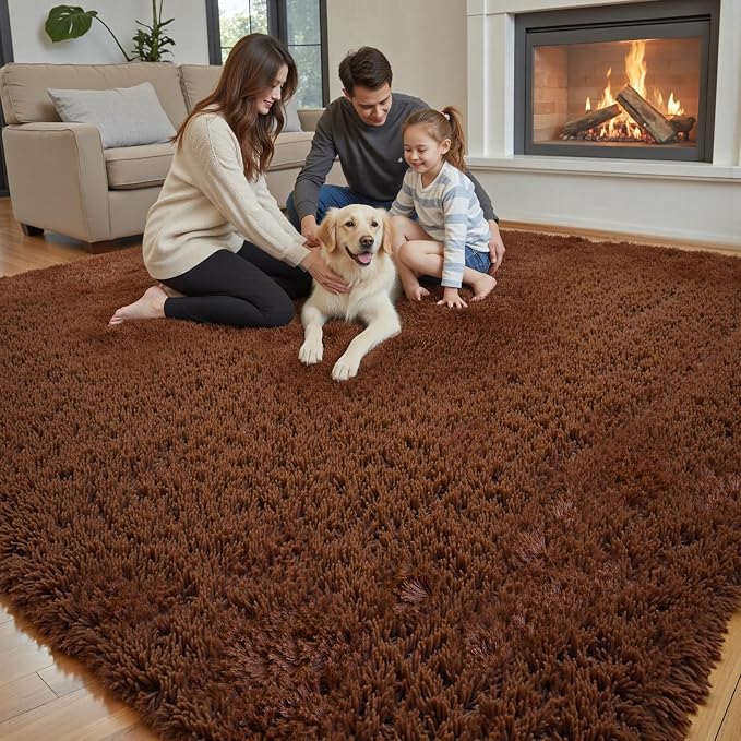 Rugs for Bedroom 4x6, Alfombras para Salas Shag Large Plush Soft Area Rug - Image 7