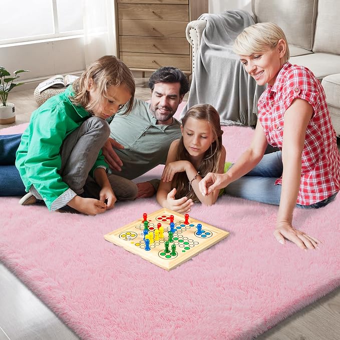 Shag Area Rugs for Bedroom Living Room, 4X6 Ultra Soft Fluffy Area Rugs for Dorm - Image 6
