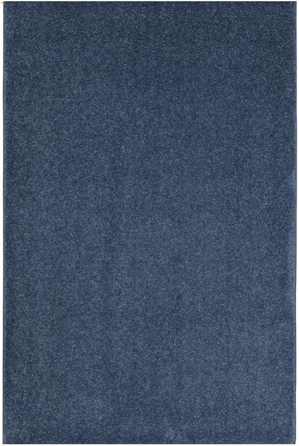 KOECKRITZ Soft and Colorful Kids Classroom Area Rugs (Passes Flammability Pill Test) Many Sizes and Bright Colors to Select from (10' x 14', Navy)