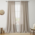 Cobblestone Curtains 90 Inches Long by Nanspring