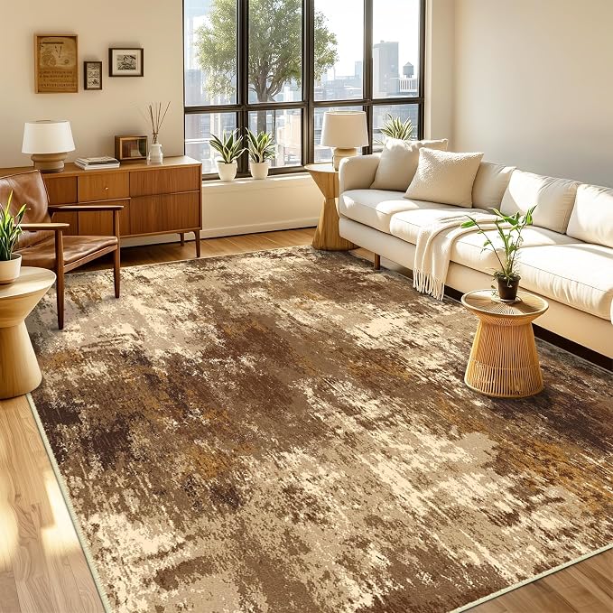 RELEANY Washable 3'x5' Abstract Area Rug - Image 8
