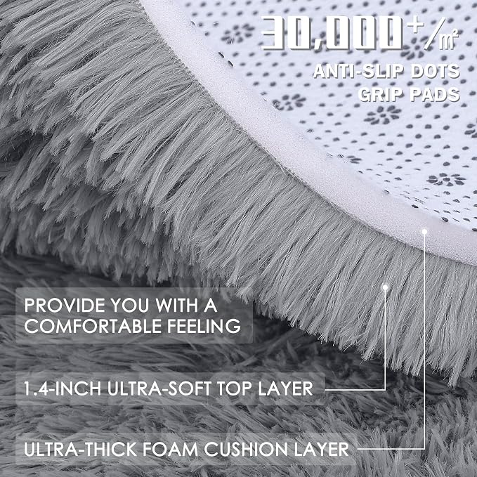 OLANLY 7x10 Machine Washable Large Area Rugs - Image 8