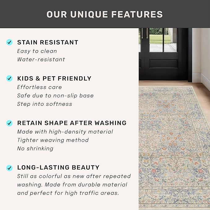 Large 3x6 Entryway Rug Indoor - Image 7