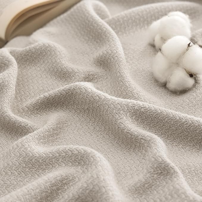 Bedsure GentleSoft 100% Cotton Blanket Full Size by Unknown