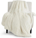Bedsure GentleSoft Fluffy Cream Throw Blanket Decorative Blankets by Unknown
