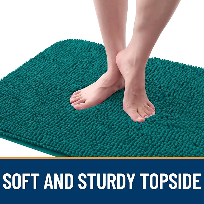 OLANLY Dog Door Mat for Muddy Paws 59x20, Super Absorbent Chenille Mud Mat | - Image 4