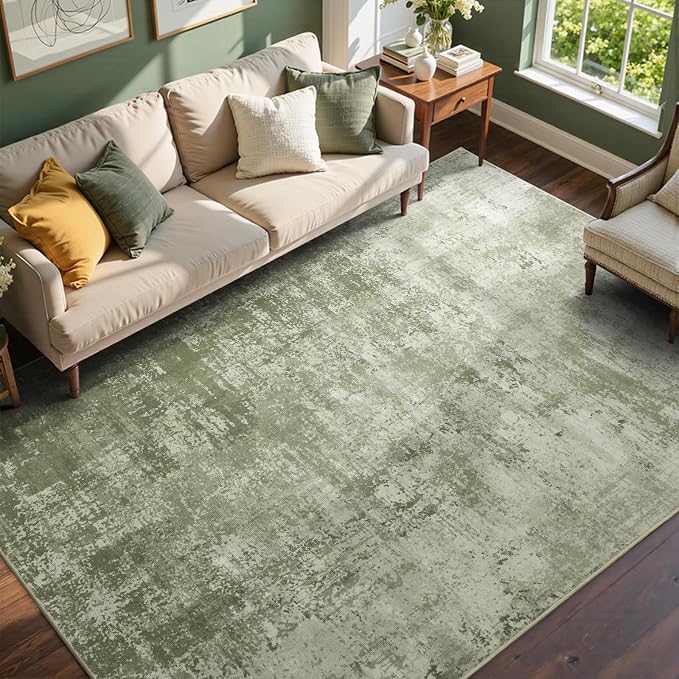 6x9 Ft Large Area Rugs for Living Room, Soft Non-Slip Washable Rugs Modern by Cuzwlovita