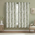 Floral Blackout Curtains Sage Green Printed Curtains Floral Blackout Curtains by Unknown
