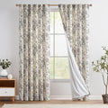 jinchan Floral Linen Lined Curtains by JINCHAN