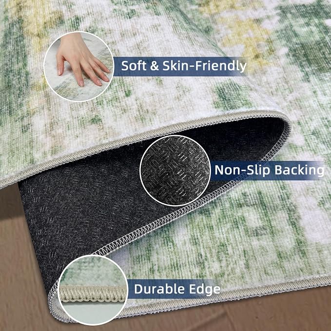 Washable Runners for Hallway 2x6 Runner Rug, Ultra-Thin Kitchen Runner Rugs - Image 4