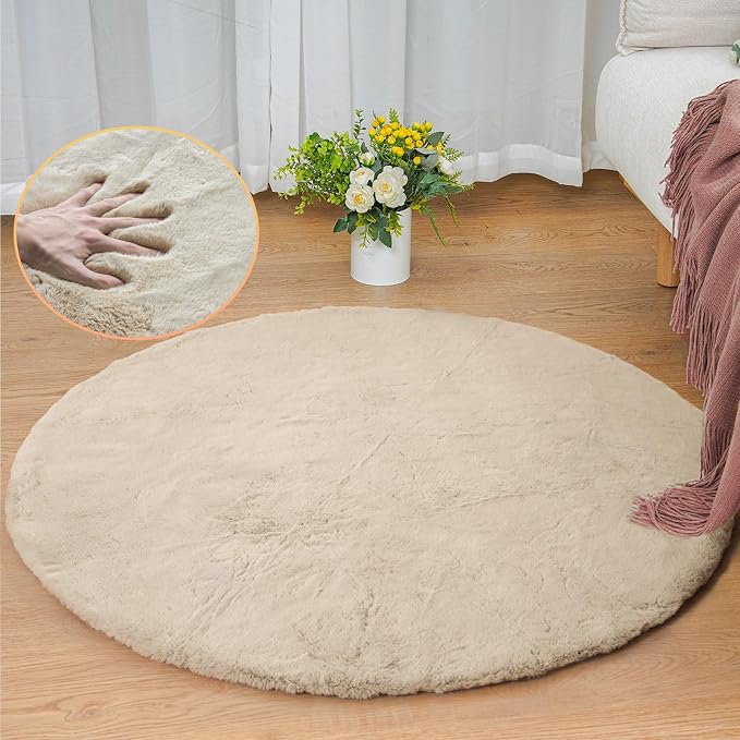 ORINOVA Camel Washable Shag Area Rugs - Image 3