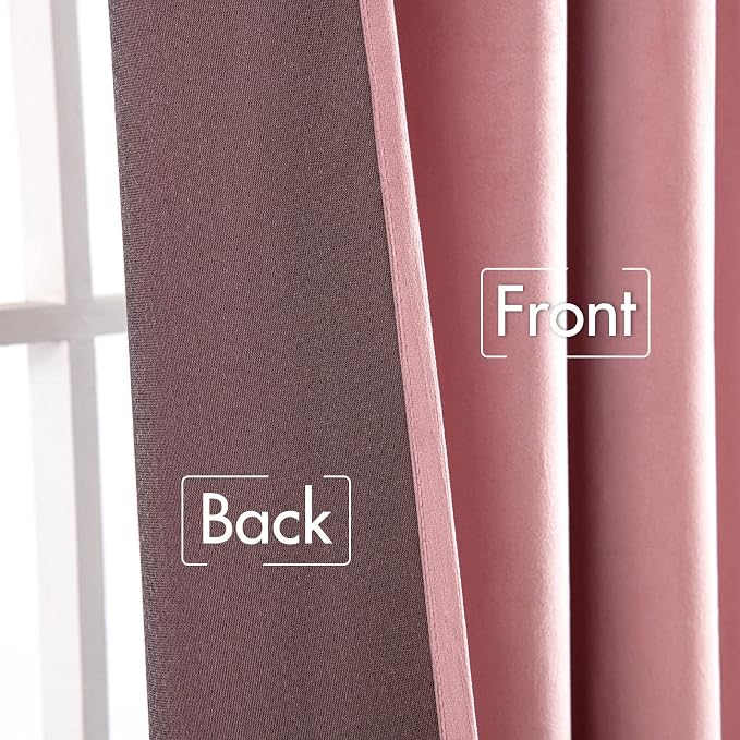 MIULEE Velvet Curtains 96 inches 2 Panels - Image 5