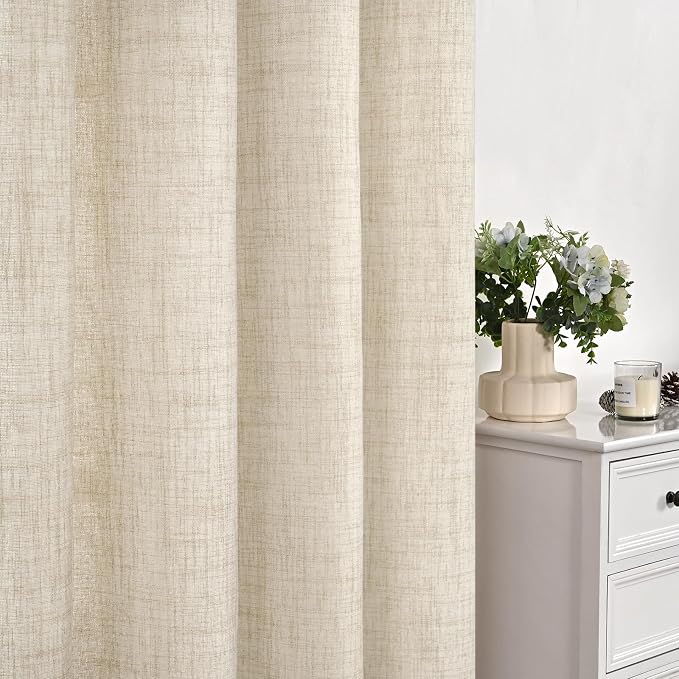 YoungsTex Extra Long Linen Curtains - Image 7