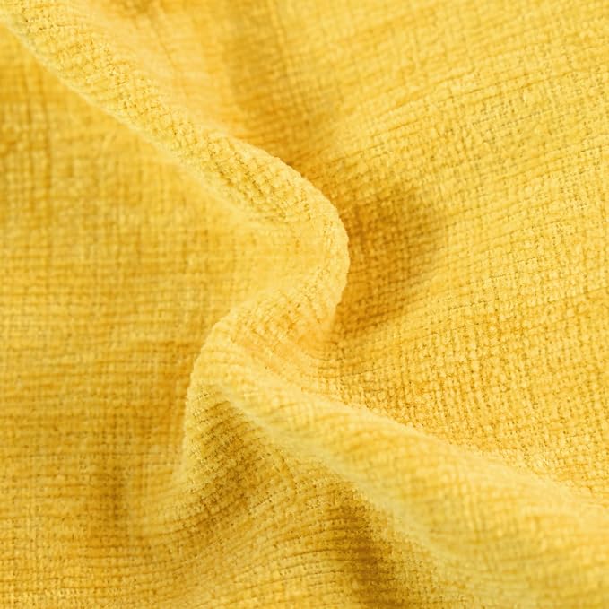 CaliTime Decorative Throw Pillow Covers 24 X 24 Inches Mustard Yellow | Pack of - Image 2