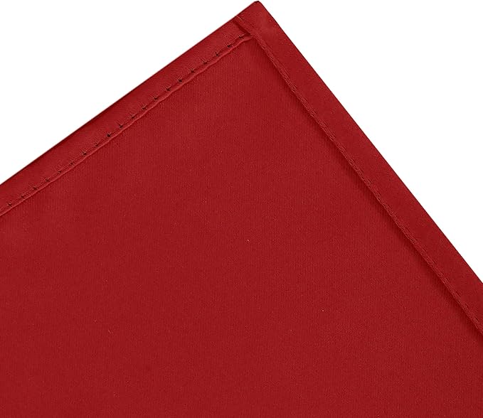 LEMOMO Bright Red Blackout Curtains 66 x 63 Inch Length/Set of 2 Curtain - Image 8