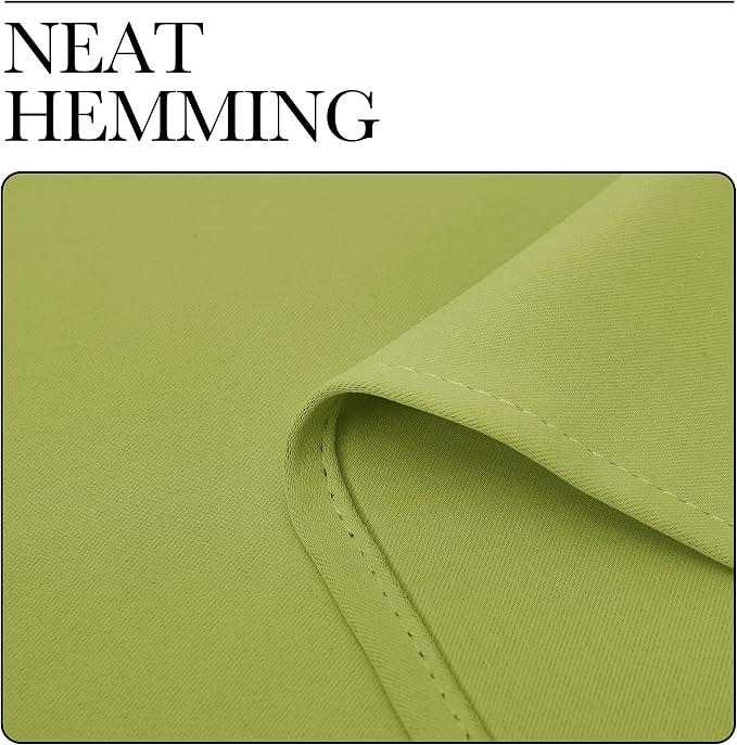 NICETOWN Blackout Curtains for Bedroom, Fresh Green, 1 Pair, 62 by 63-inch - Image 6