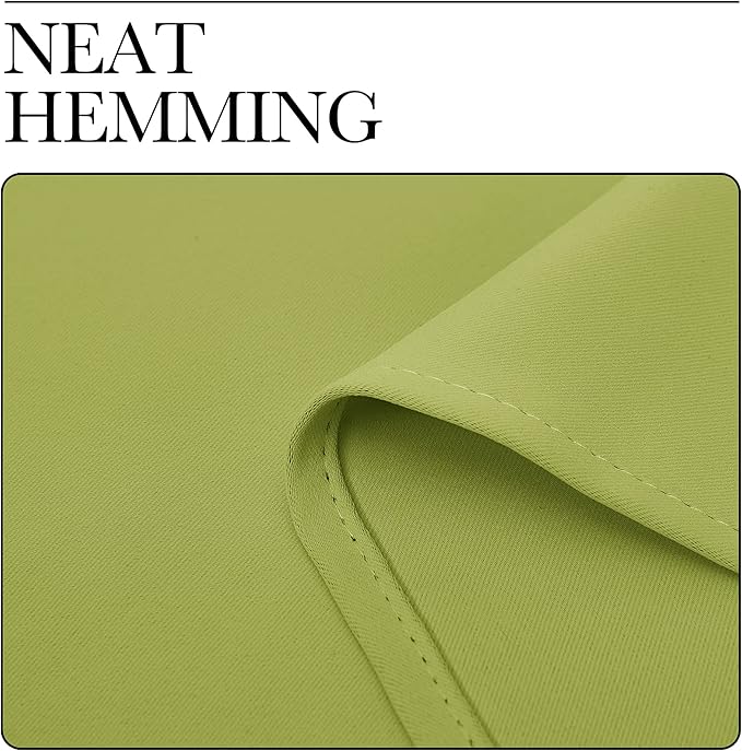 NICETOWN Fresh Green Blackout Curtains 96 inches Length - Image 6