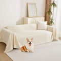 MYSKY HOME Couch Cover for Pets, Couch Covers Sectional L Shape Chenille Couch by MYSKYHOME