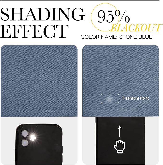 NICETOWN Bedroom Blackout 110 inch Curtains - Image 7