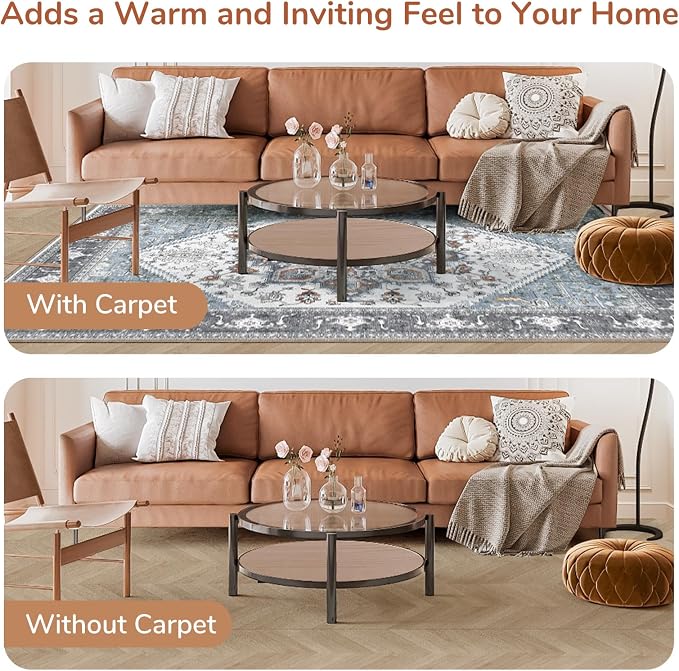 OPPODREAM Soft 6x9 Area Rugs, Washable Rug 6x9 - Image 8