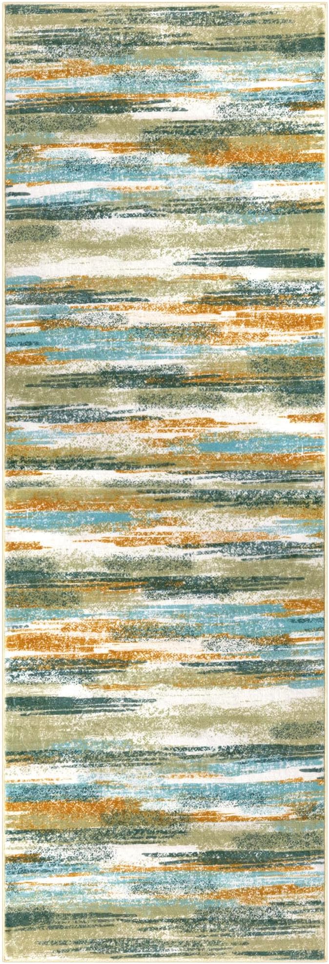 Lansny Modern Abstract Runner Rug 2x10 - Image 9