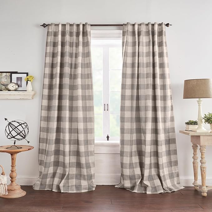 Elrene Home Fashions Farmhouse Living Grainger Buffalo-Check Room Darkening by ElreneHomeFashions