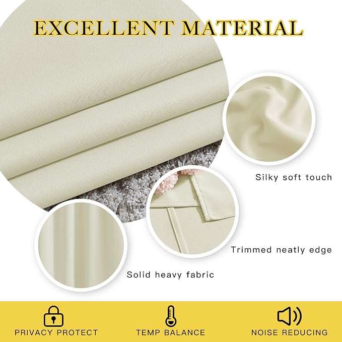 NICETOWN Room Darkening Curtains and Drapes - Image 4