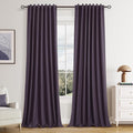 Guken 100% Blackout Curtains 102 Inch Length 2 Panels Set by Guken