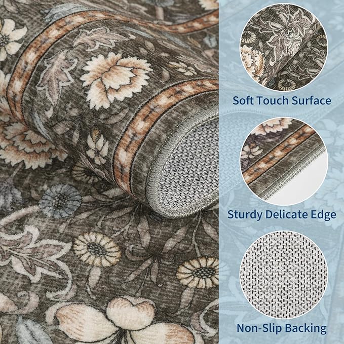 GarveeHome Small Entryway Rug, 2x3 Washable Front Door Rug Indoor Entrance - Image 4