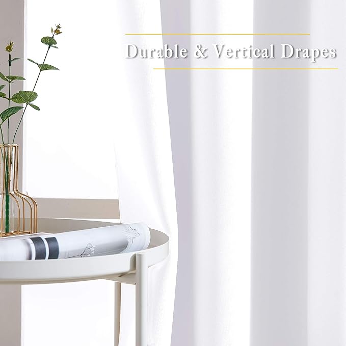 NICETOWN White Room Darkening Draperies and Curtains - Image 3