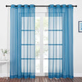 NICETOWN Sheer Curtains for Bedroom Windows 84 inch Length, Grommet Casual by NICETOWN