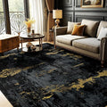Washable Area Rugs 6'x9' Non-Slip Modern Abstract Soft by RELEANY