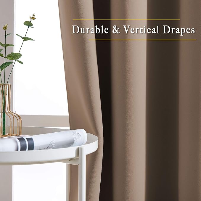 NICETOWN Blackout Draperies Curtains Panels - Image 3