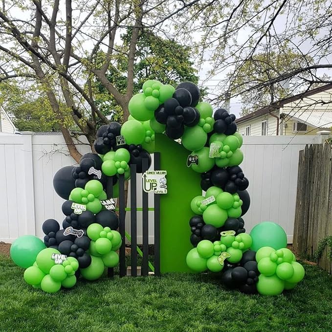 130pcs Lime Green Balloons Different Sizes 18" 12" 10" 5" Light Green Balloons for Birthday Dinosaur Baby Shower St. Patrick's Day Summer Jungle Forest Safari Party Decorations