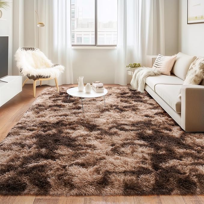 Rugs for Living Room 6x9, Soft Shaggy Modern Shag Area Rug for Bedroom - Image 9