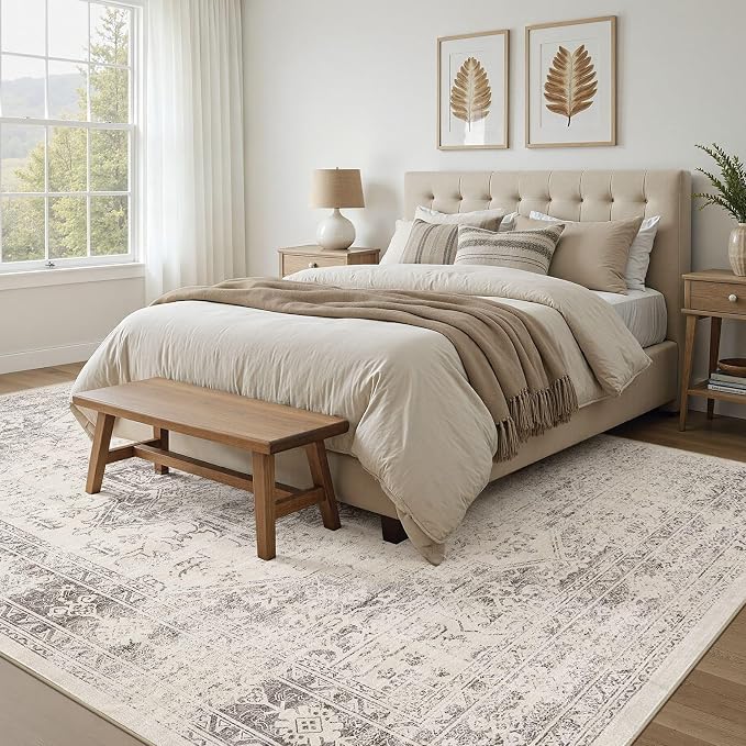 UERMEI 9x12 Area Rug Living Room Rugs - Image 4